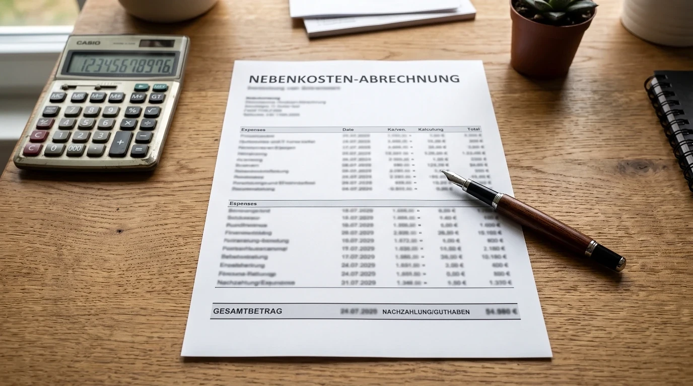 Detaillierte Prüfung der Betriebskostenabrechnung