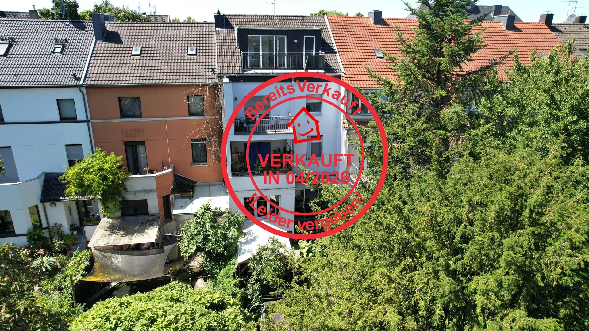 Vermietete 3-Zimmerwohnung mit großem Garten und Balkon in Leverkusen-Opladen!